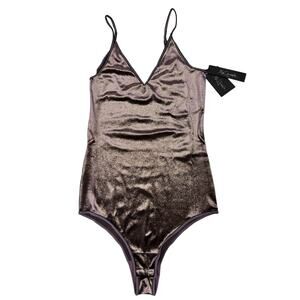 Mes Demoiselles Paris Donna Mauve Bodysuit Sz 6/8US